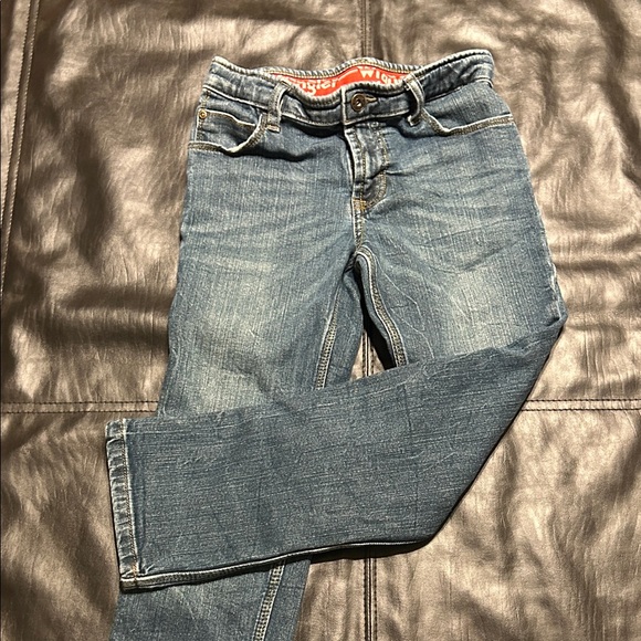 Wrangler Classic Straight Leg Blue Jeans - Picture 1 of 3
